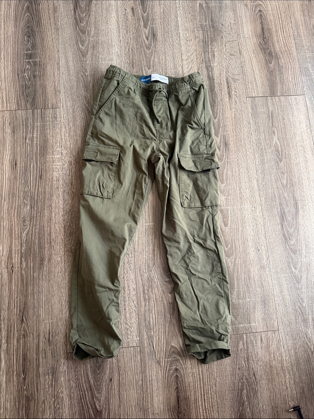 Olive Cargo Pants - Old Navy Boys Utility tech tapered